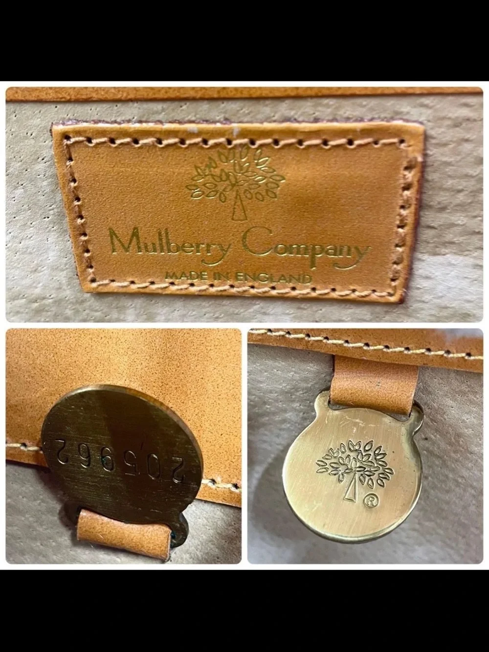 Mulberry Men's Leather Satchel in Warm Tan